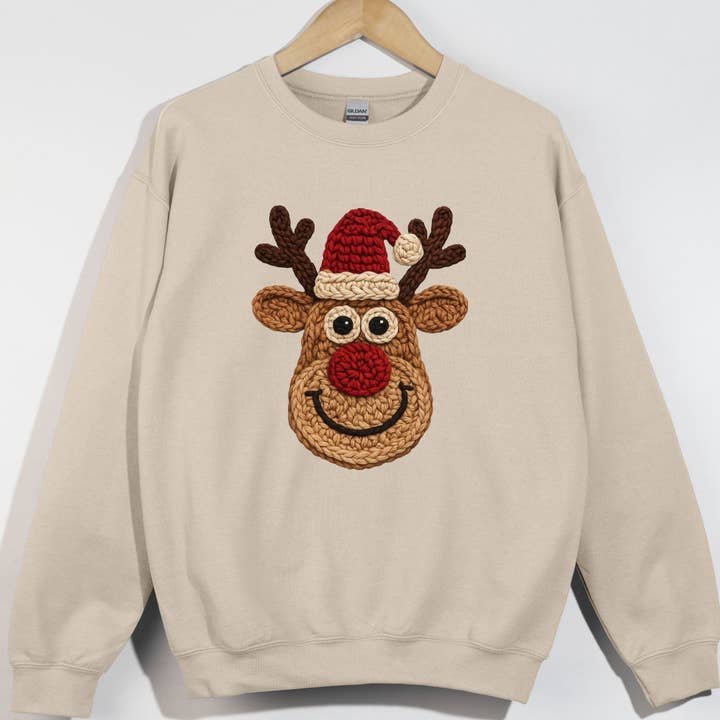 Faux Yarn Santa Reindeer for wholesale by Her Ever After