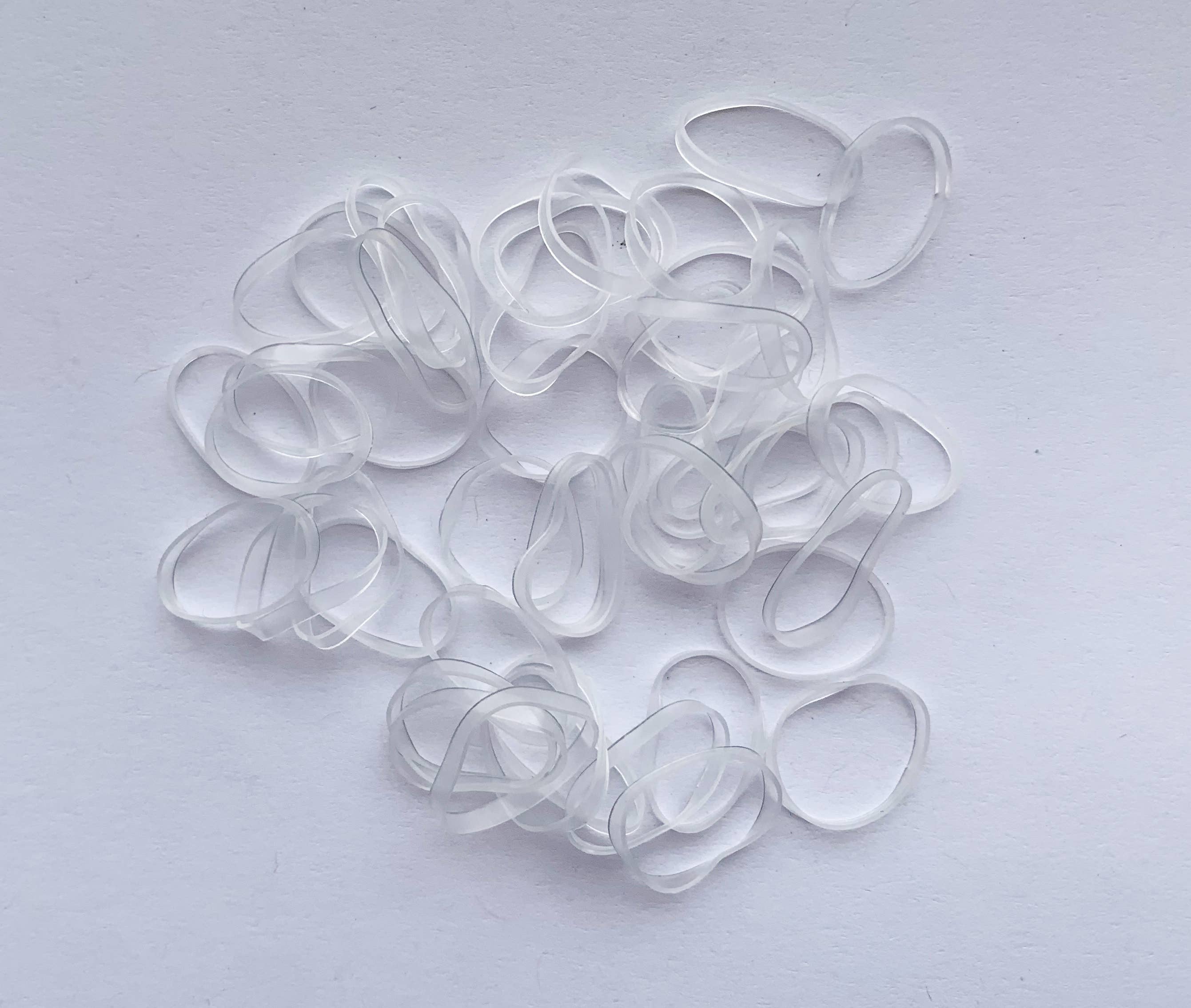 Sta-Rite Ginnie Lou - Venta al por mayor Goma para el pelo - Mujer - Gomas elásticas transparentes para cabello, 100 unidades1