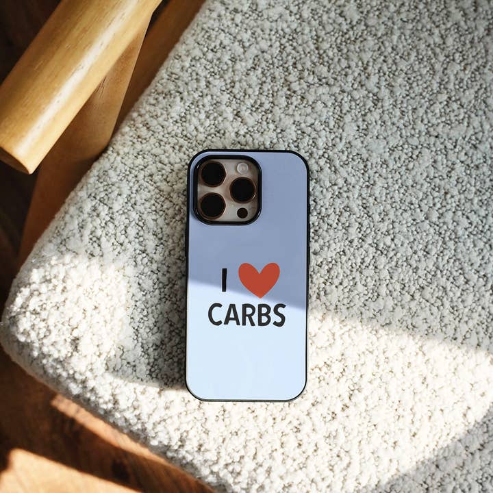 Wisdom and Wonder Designs – wholesale Phone case – Women’s – I Love Carbs | Phone Case2