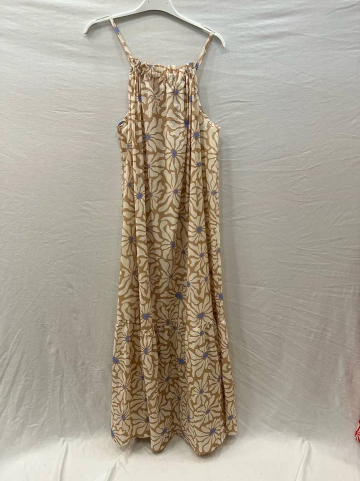 Mimi & Gogo - Wholesale Dress - Women's - Long Dress with Daisy Strap @6154_RLMargueritte2