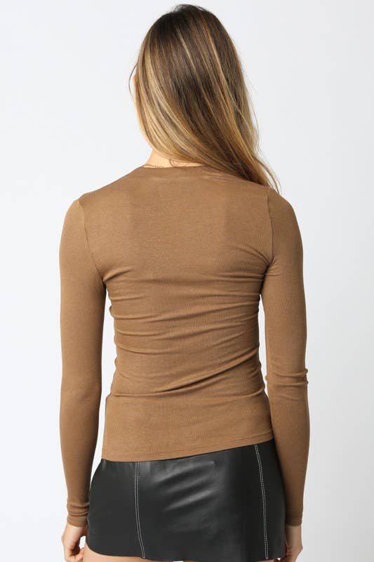 Olivaceous - Venta al por mayor Jersey corto de punto - Mujer - Bristol Top2