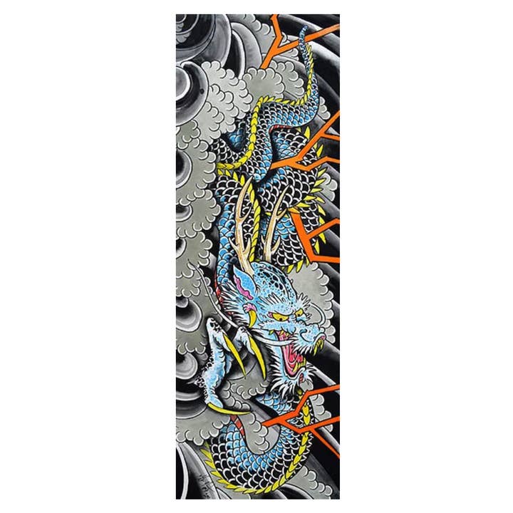 Large Popsicle Blue Dragon - Skate Deck for wholesale on Faire1