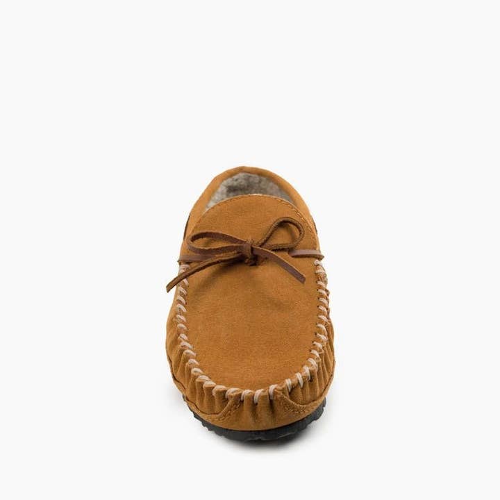 Minnetonka - Wholesale Slippers - Men's - Men's Casey Suede Pile-Lined Slip-On Slipper