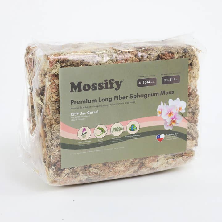 Mossify - Wholesale Planting/Potting Soil - Premium Long Fiber Sphagnum Moss