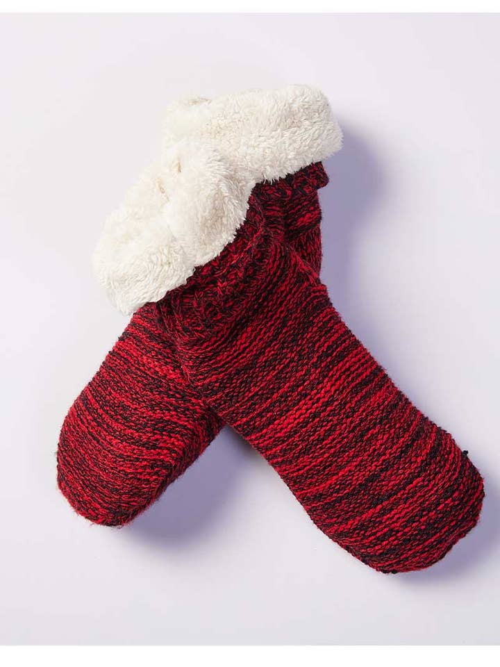 Lee Valley Ireland - Wholesale Socks - Unisex - Donegal Fleece Lined Socks - West Cork Fuschia1