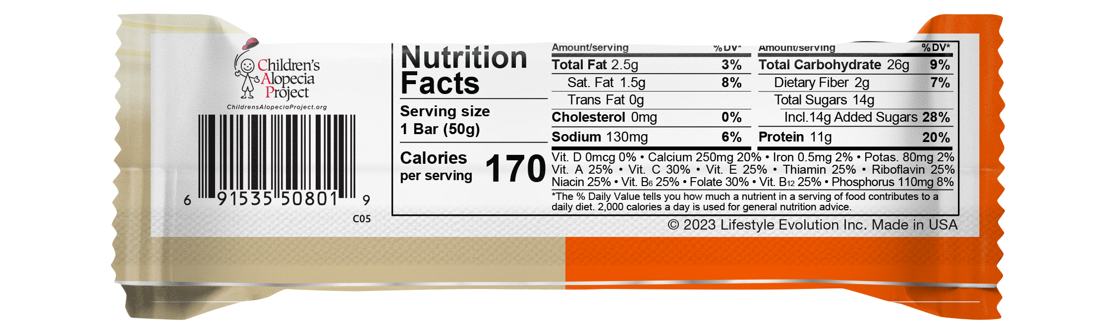 NuGo Nutrition - Wholesale Snack Bar - NuGo Original Orange Smoothie Protein Bar3