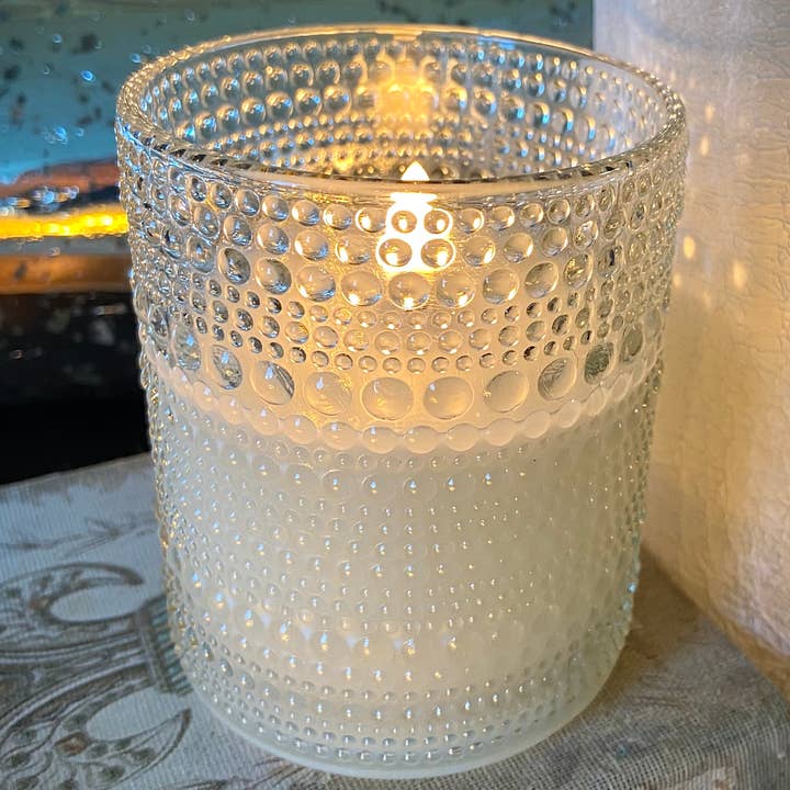 The Light Garden Collection - Wholesale Flameless Candle - Radiance Embossed 3.5x4"