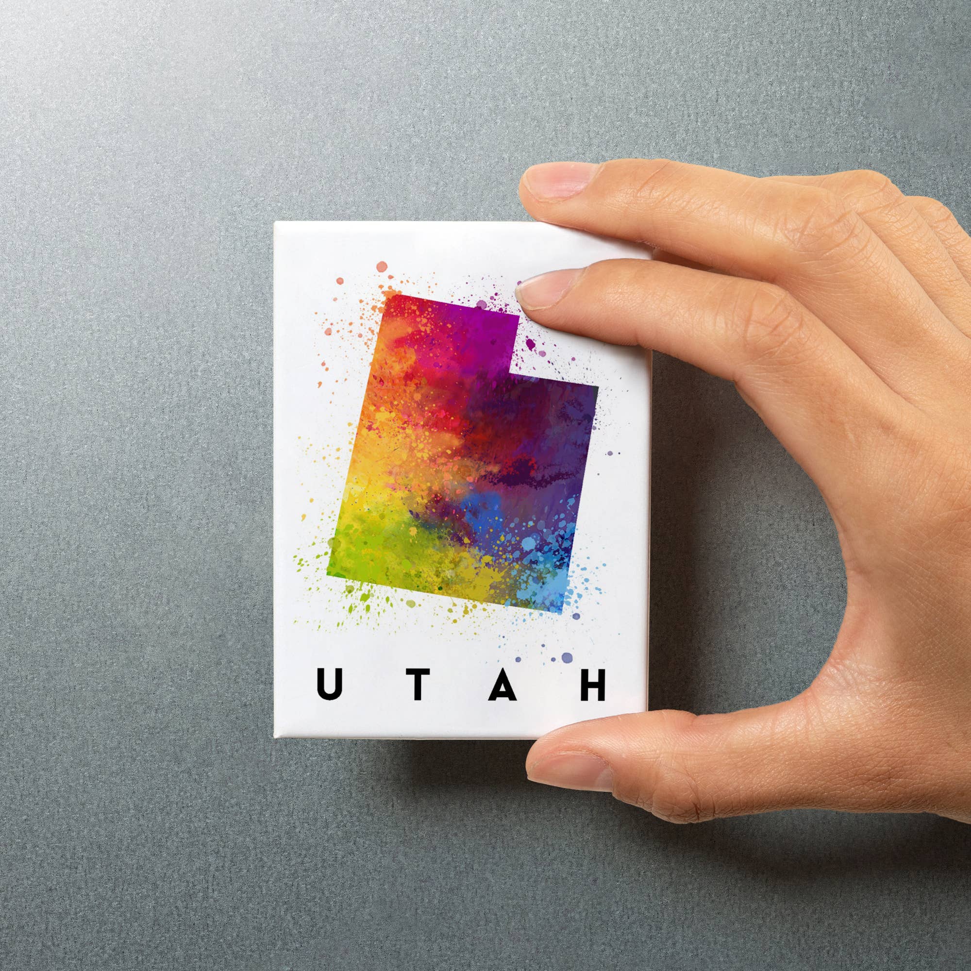 Lantern Press - Vendita all'ingrosso Calamite - MAGNET Utah, State Watercolor5