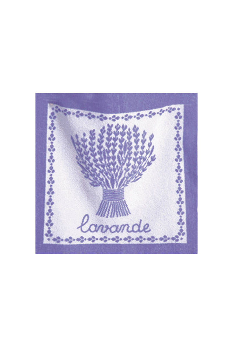Coucke - Wholesale Tea Towel - Lavande - terry square 50x50 in cotton0