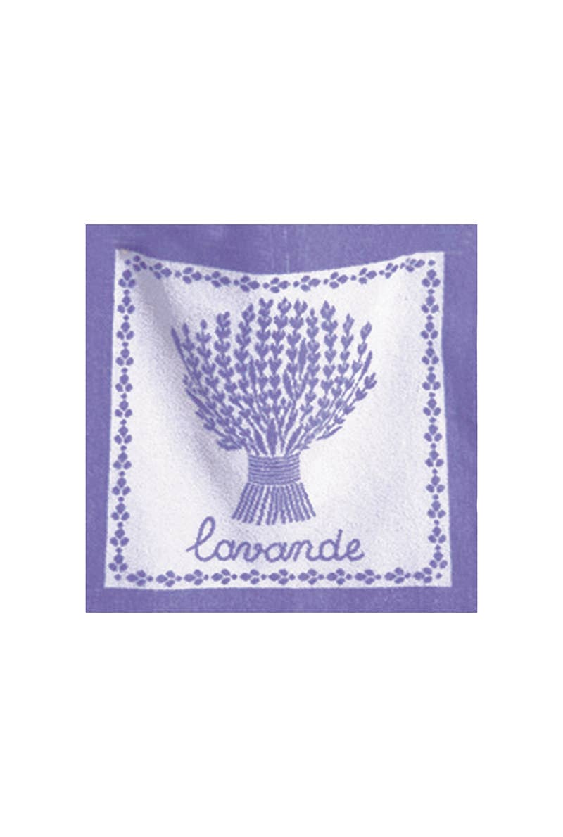 Coucke - Wholesale Tea Towel - Lavande - terry square 50x50 in cotton