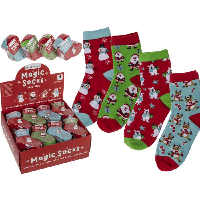 Out of the blue KG - Wholesale Christmas Decoration - Magic kids socks, Christmas, 1 pair,