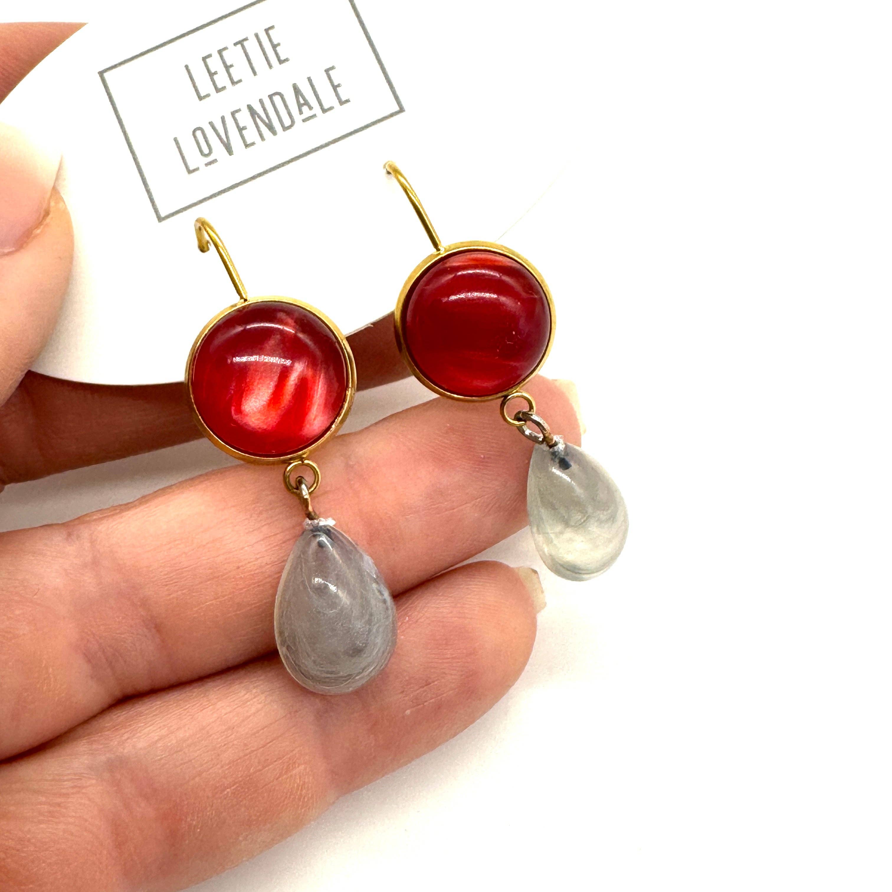 Leetie Lovendale - Wholesale Dangle Earrings - Lilah Tear & Drop Earrings10