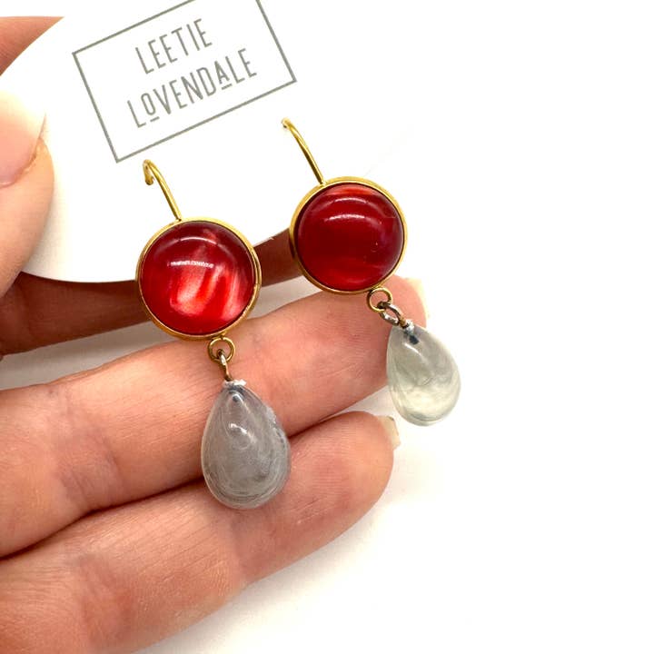 Leetie Lovendale - Wholesale Dangle Earrings - Lilah Tear & Drop Earrings10