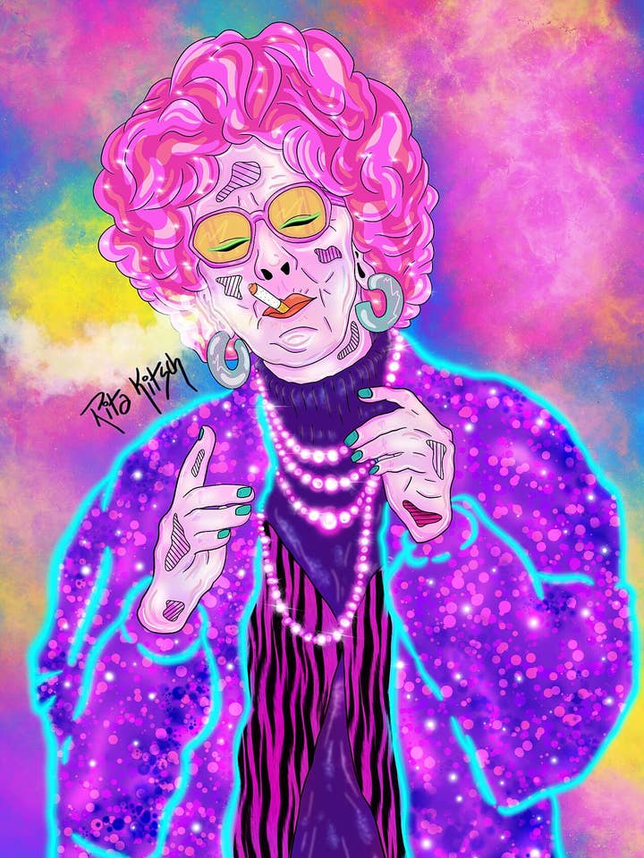 Bedstemor Yetta for engroshandel hos Janolo