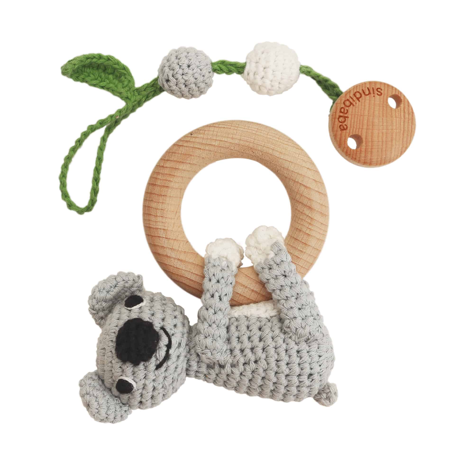 SindiBaba - Wholesale Classic Toy - Kids - Koala COCO 3in1 hanging toy (organic)2