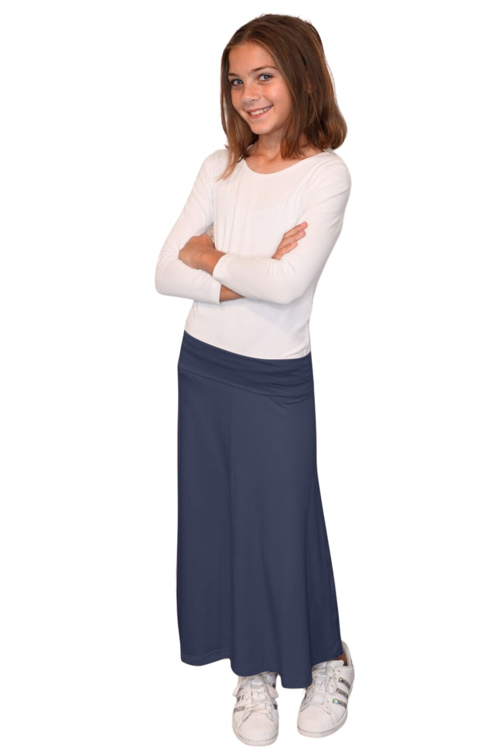 Kosher Casual - Wholesale Skirt - Kids - Maxi Skirt for Girls Flowing A-line1