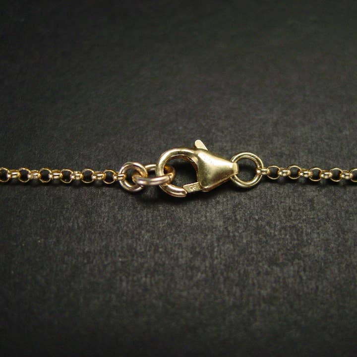 Chaîne rolo en or 14 carats pour la vente par Vis a Vis Jewelry