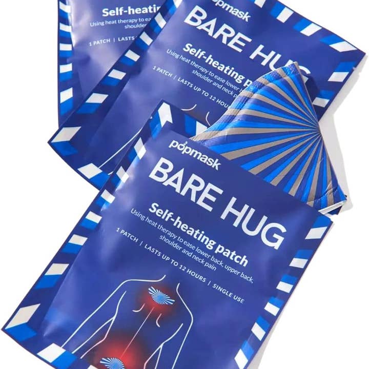 Popmask London - Wholesale Heating Pad - Bare Hug Muscle Self-Heating Patches – 3 Pack
