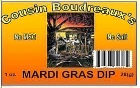 Cousin Boudreaux's Cajun Foods - Wholesale Dip - Cousin Boudreaux's Mardi Gras Dip1
