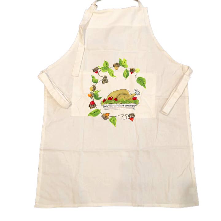 Erwachsenen-Schürze Herbst/Erntedankfest für den Großhandel von Designs By Beverly, LLC