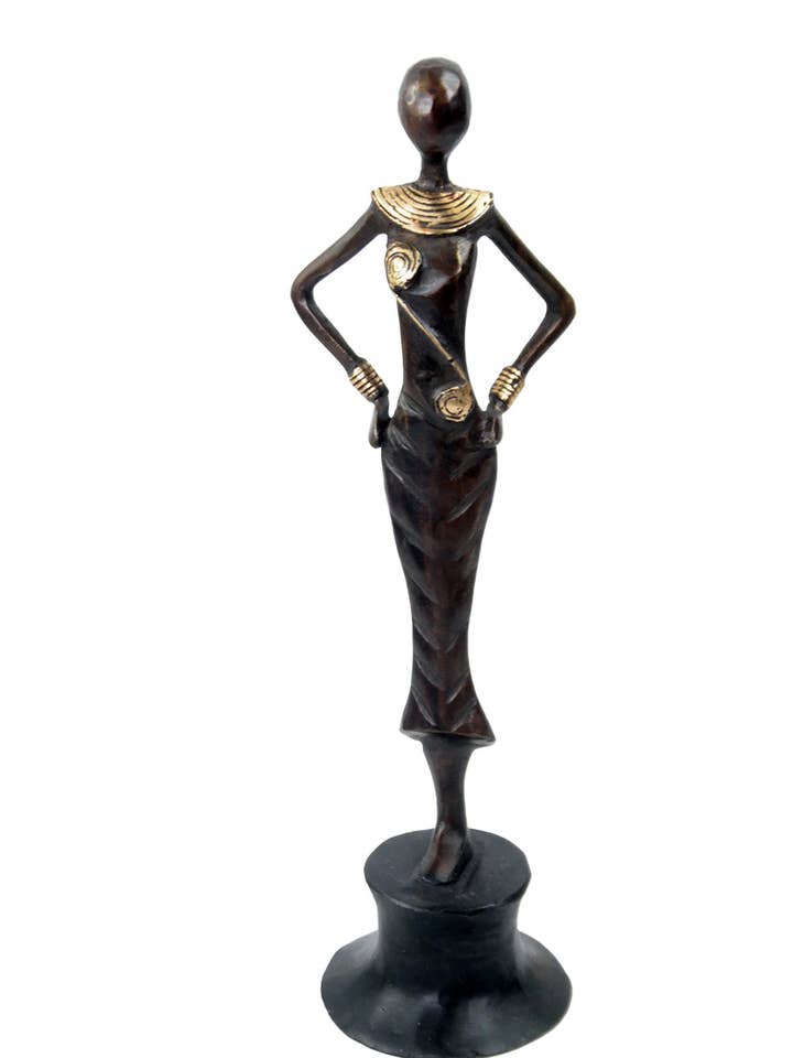 Bronze Moma 30 cm marron n°11 pour la vente par Lafi Bala