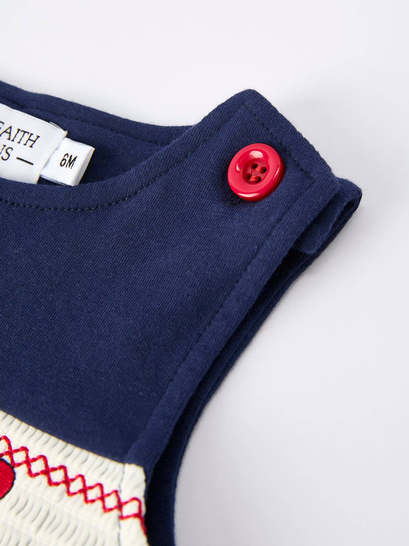 Rylee Faith Designs - Wholesale Jumpsuit - Baby - Baby Boys Romper – Dog Baseball Smocking Embroidery Outfit2