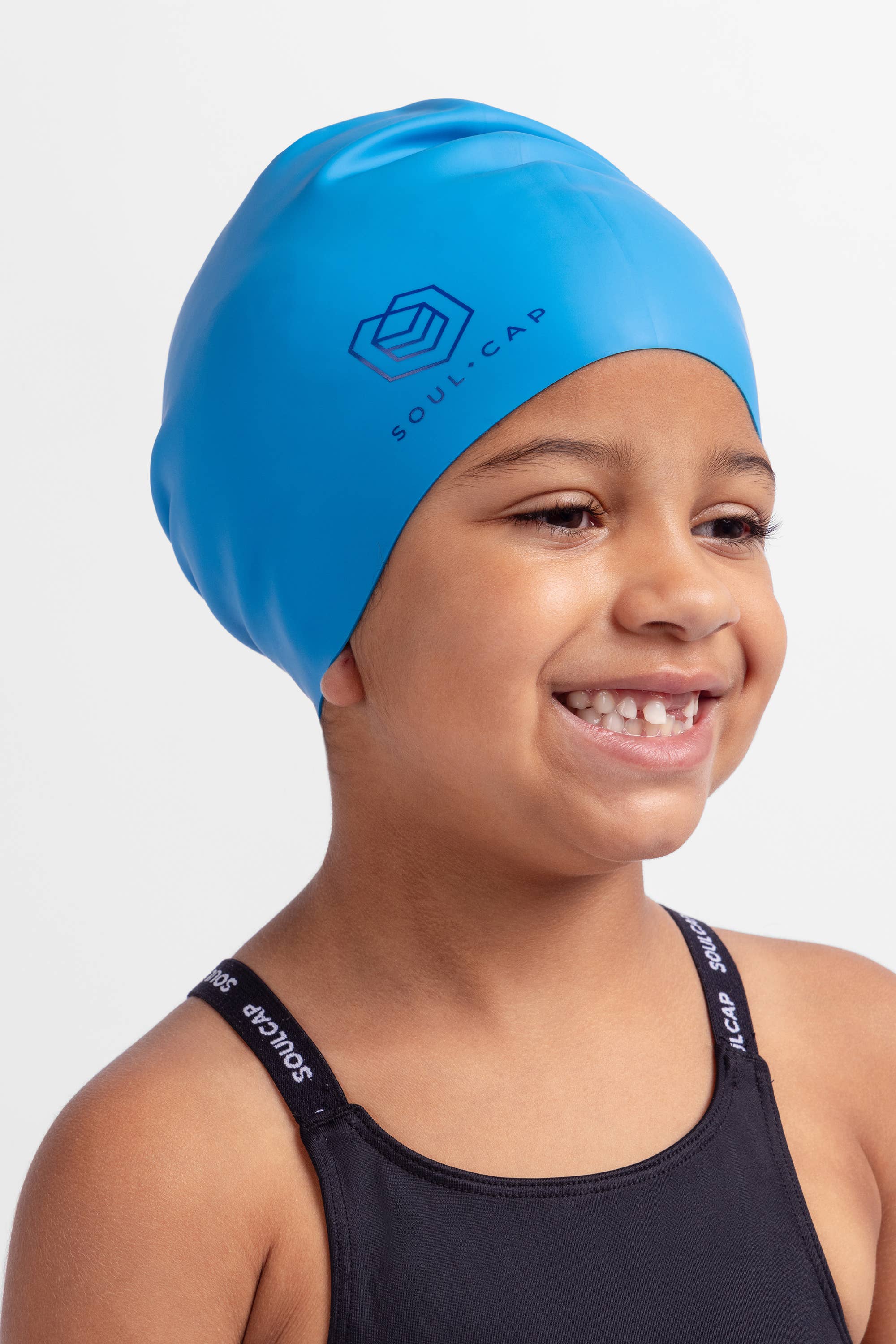 SOUL CAP - Wholesale Swim Cap - Kids & Baby - Kids Voluminous Swim Cap - Long, Curly & Big Hair23