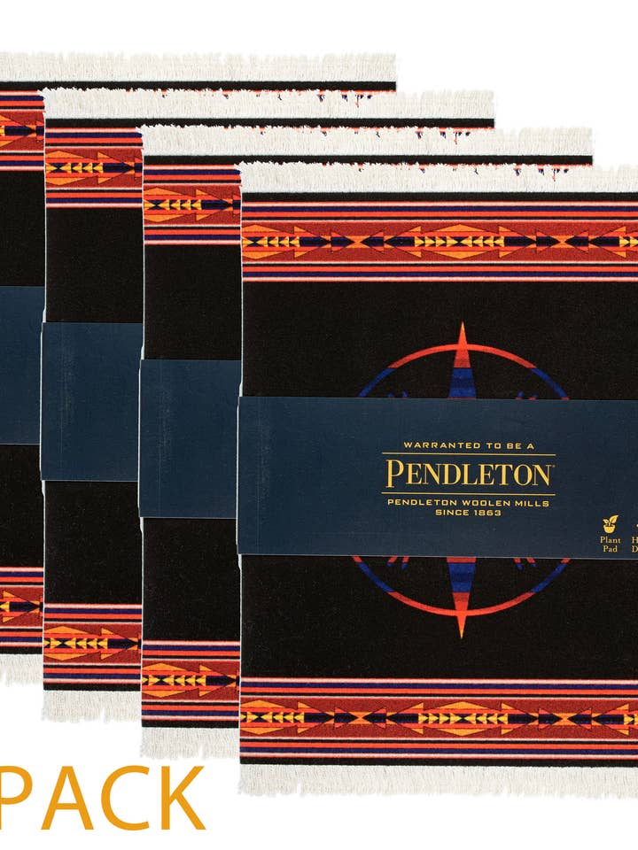 4pk - CoasterRug Set Pendleton Big Medicine - 4 Pc for wholesale by Mouse Rug