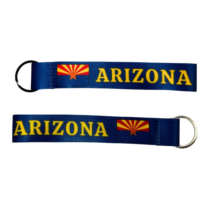 Wristlet Keychain - State Flag Arizona - USA - K061 for wholesale by Worldwide Souvenirs
