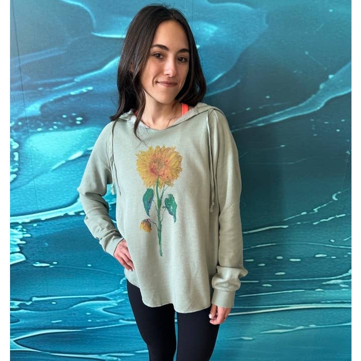 Sweatshirt Sage Tournesol pour la vente par Blue Mermaid Art