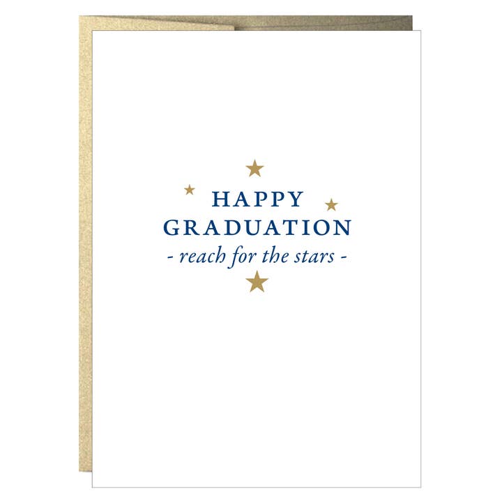 Reach for the Stars Graduation Greeting Card for wholesale by Idea Chic