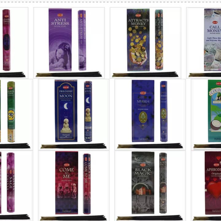 Jolis Baumes - Wholesale Incense - HEM Incense Pack – Esoteric Bestsellers (20 boxes)0