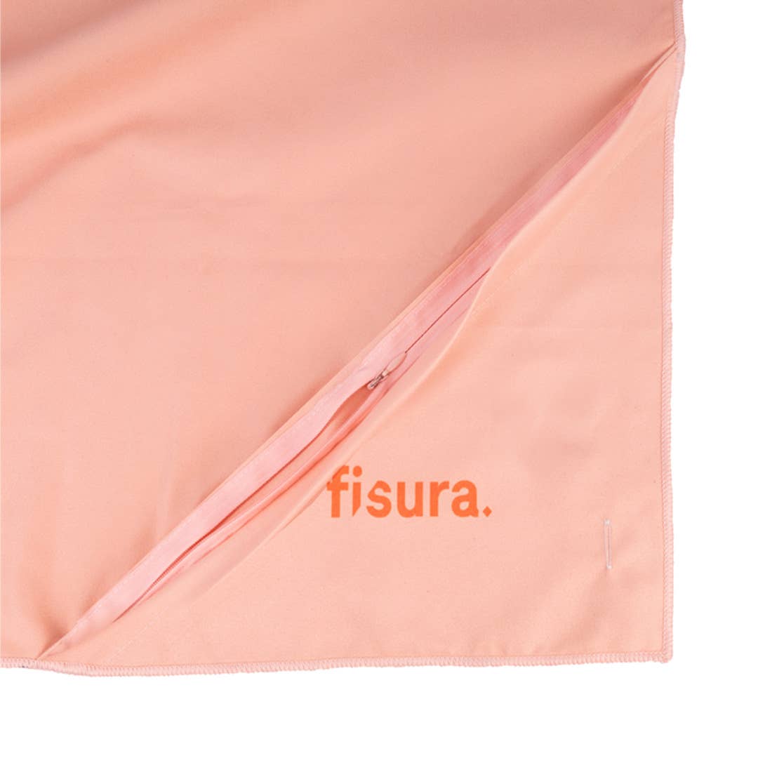 Fisura – wholesale Beach towel – "Fucking sand" beach towel orange3