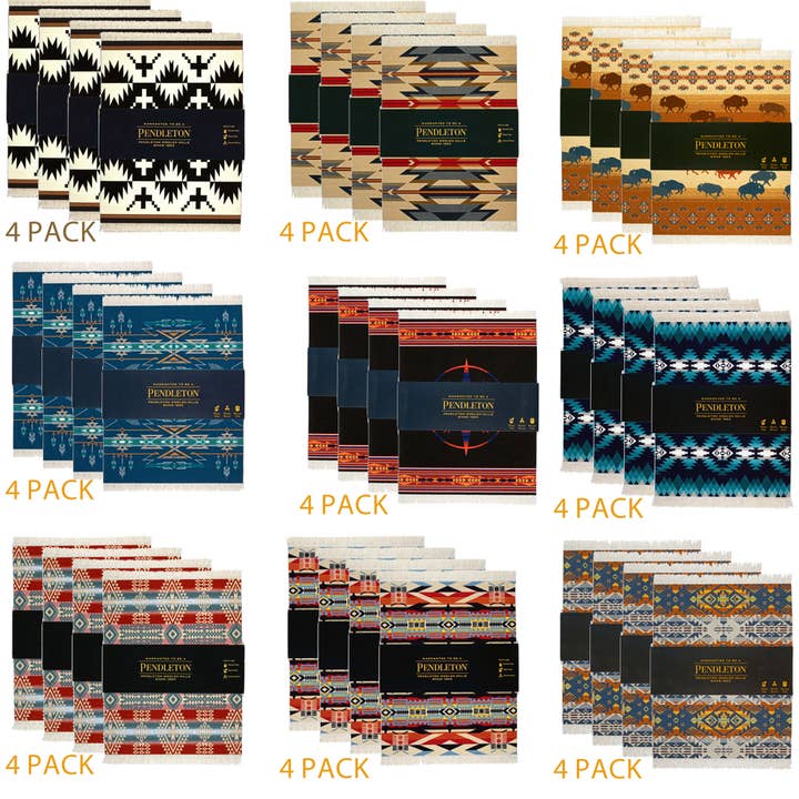 Pendleton MouseRug Assortment - 36 MouseRugs for wholesale by Mouse Rug