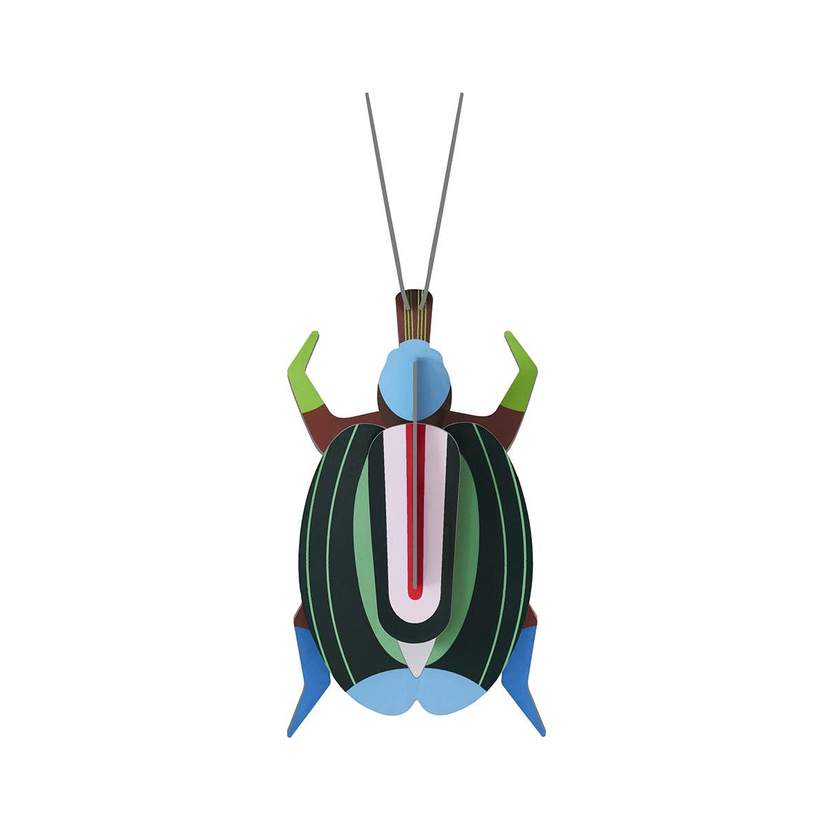 Until Pty Ltd - Wholesale Wall Accent - Studio Roof Wall Art Beetles (B7) Green Fig Beetle0