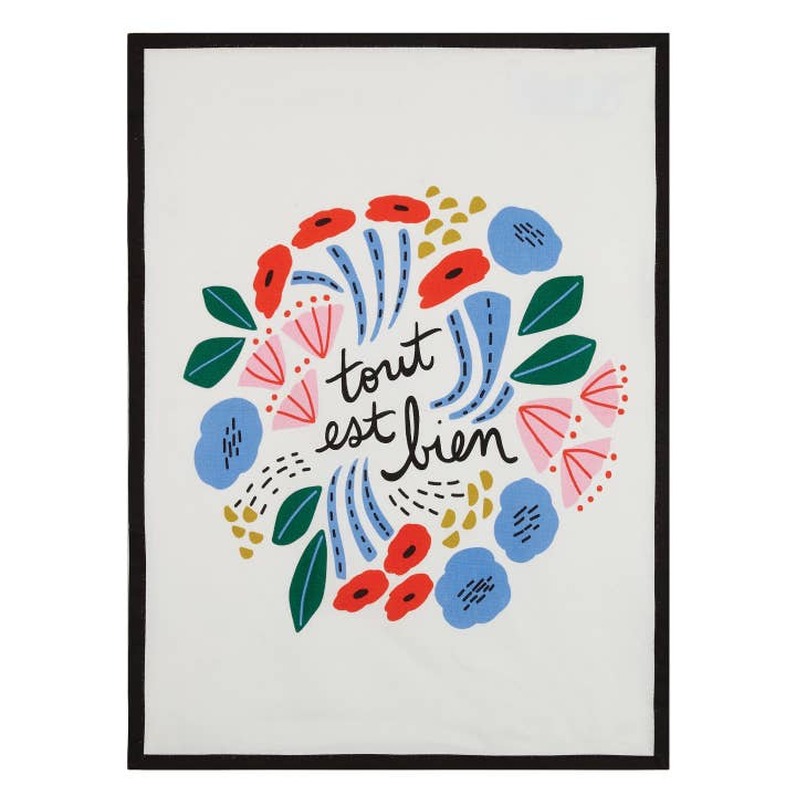 Tout Est Bien Kitchen Towel - Elizabeth Olwen for wholesale by Peking Handicraft