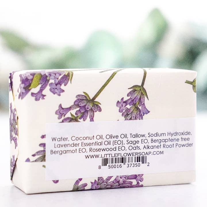 The Little Flower Soap Co - Wholesale Bar Soap - Oatmeal Lavender Sage Handmade Soap3