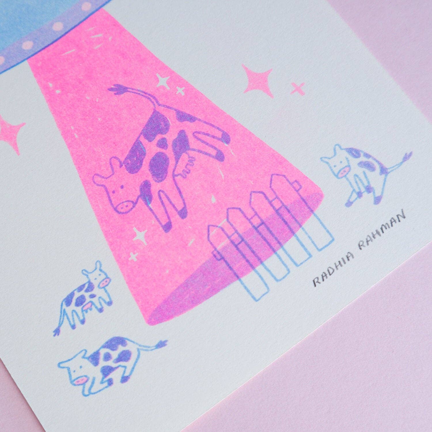 Radhia Rahman - Wholesale Art Print - UFO Kuni Riso Print2