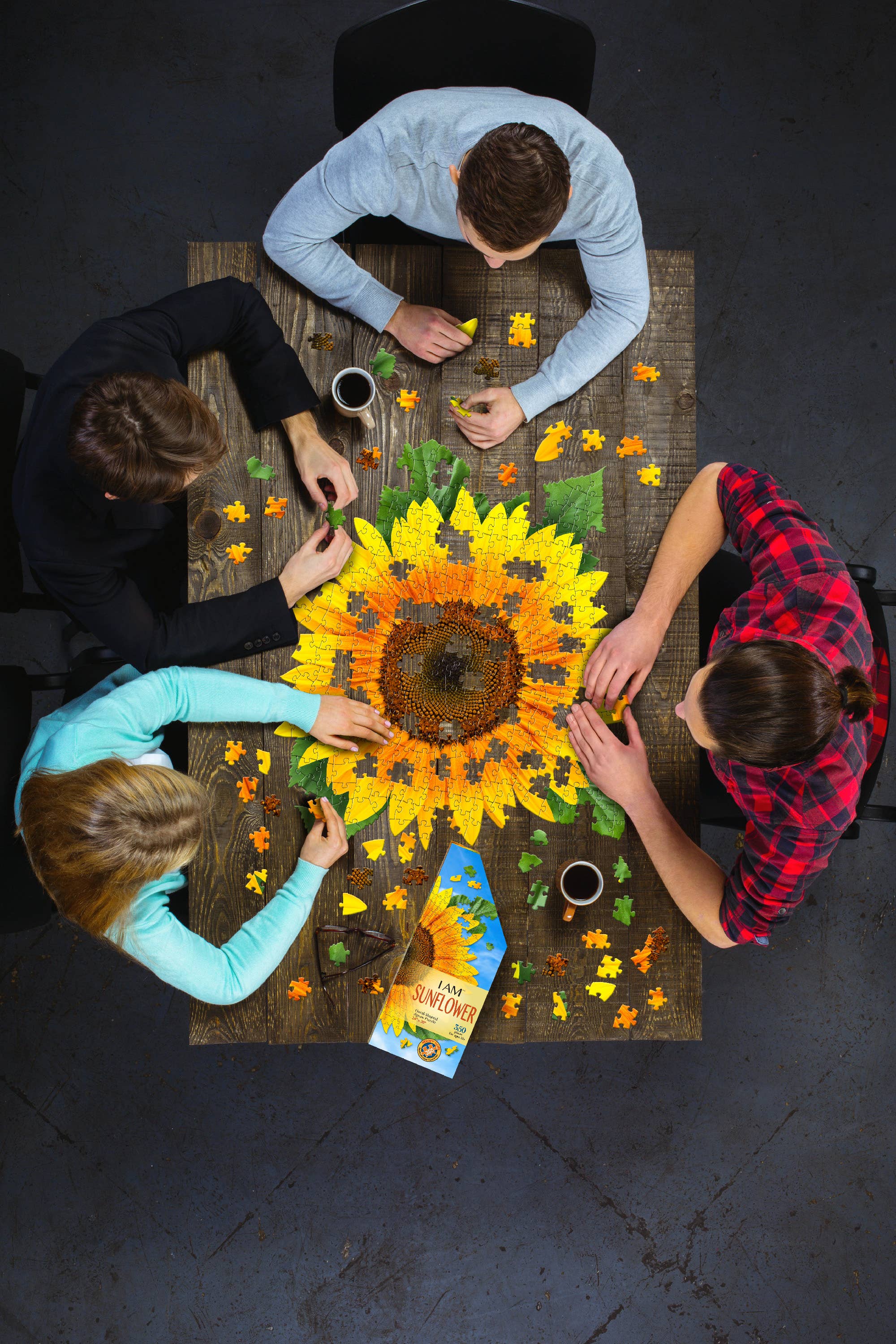 Madd Capp Games & Puzzles - Wholesale Puzzle - Adult - I AM SUNFLOWER 350 piece jigsaw puzzle - gift1