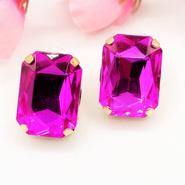 Daemon srls - Wholesale Stud/Post Earrings - MARGOT STUDS - PAIO Orecchini a bottone con pietre sfaccettate9