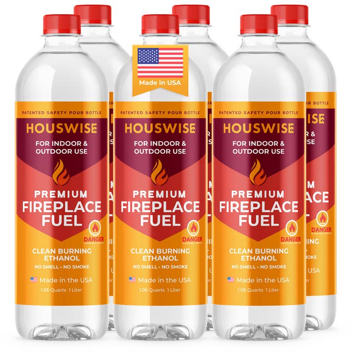 Houswise - Wholesale Lighter - Bio Ethanol Fireplace Fuel Smokeless Eco-Friendly Lighter