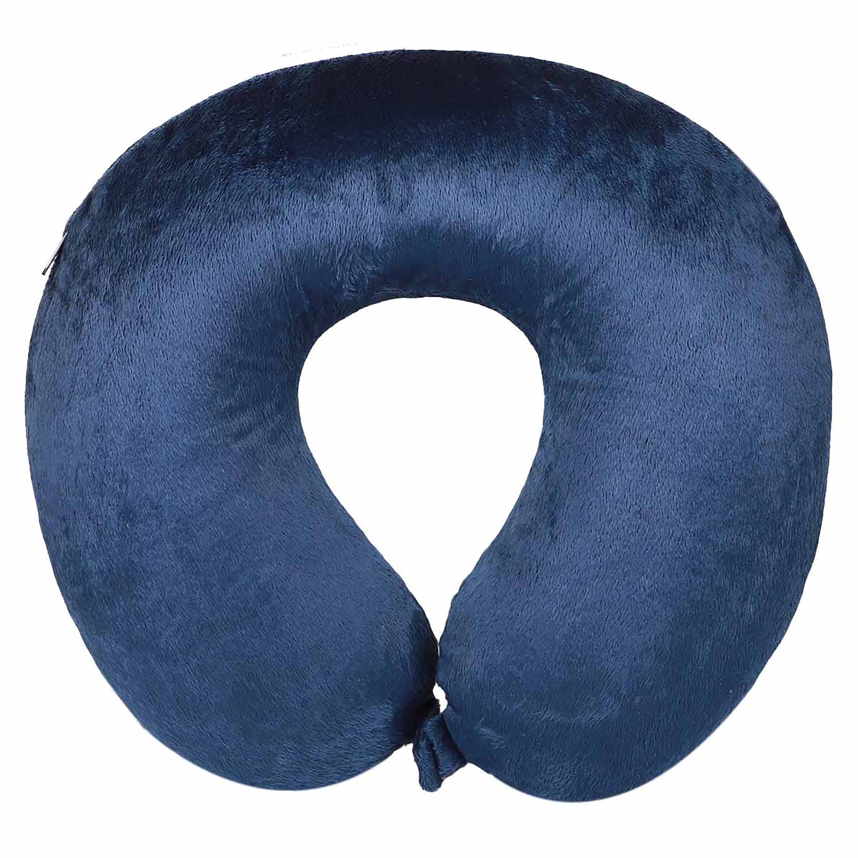 Sutton Home Fashions LLC - Wholesale Travel Pillow - Bon Voyage Classic Memory Foam Travel Neck Pillow Black1