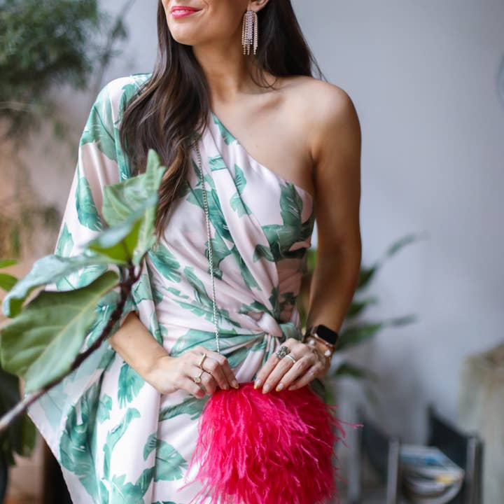 KOLUNTU - Vendita all'ingrosso Pochette - Donna - Opzioni extra con cinturino in piuma fantasia4