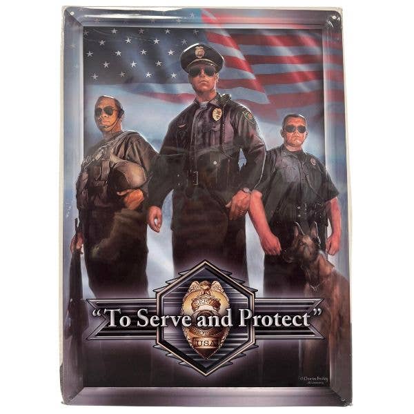 St. Louis Wholesale LLC - Wholesale Sign - To Serve And Protect - #41513 - 17"x12" Metal Tin Signs -