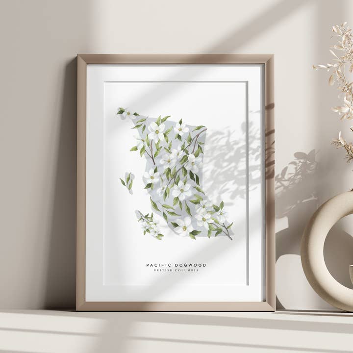 Natasha Vanderburg Co. - Wholesale Art Print - British Columbia Dogwood Art Print