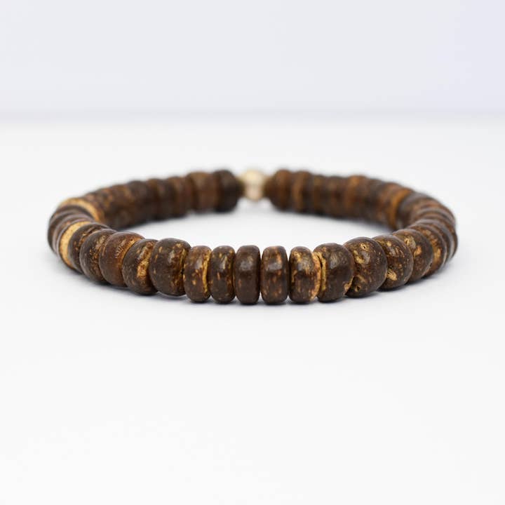 Coconut Wood Beaded Armbånd, Herre/Unisex for engroshandel hos Loveable