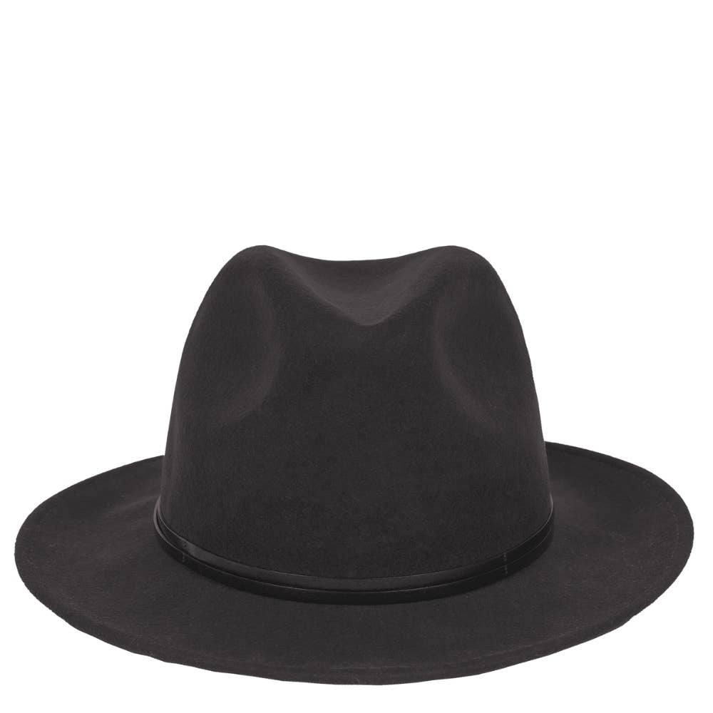 TRAVAUX EN COURS... - Wholesale Fedora - Women's - FELT HAT - leather band, sewn brim0
