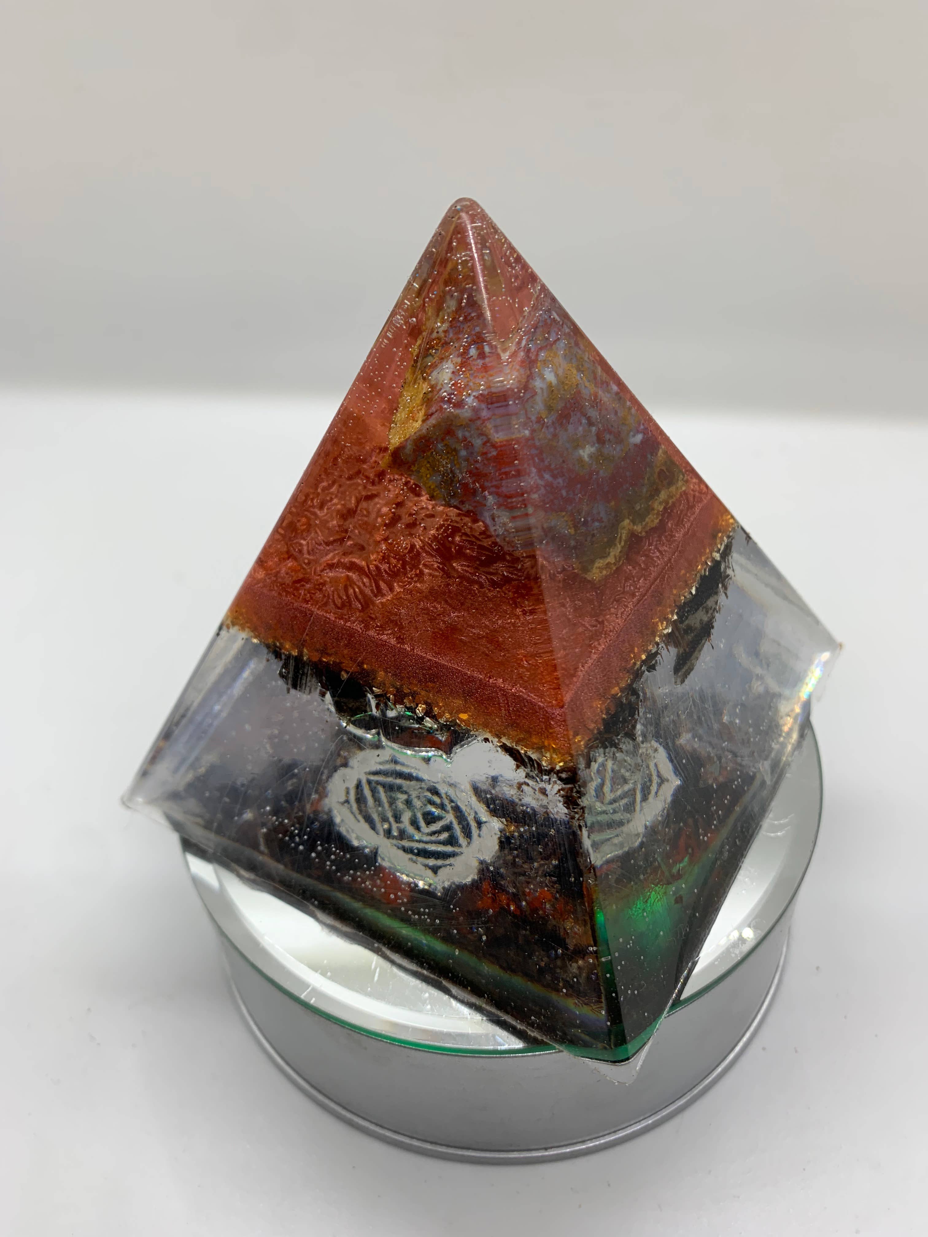 Orgonics by Driftwood Works Inc - Wholesale Spiritual Stone/Crystal - CHAKRA-SET OF 7 Orgones7