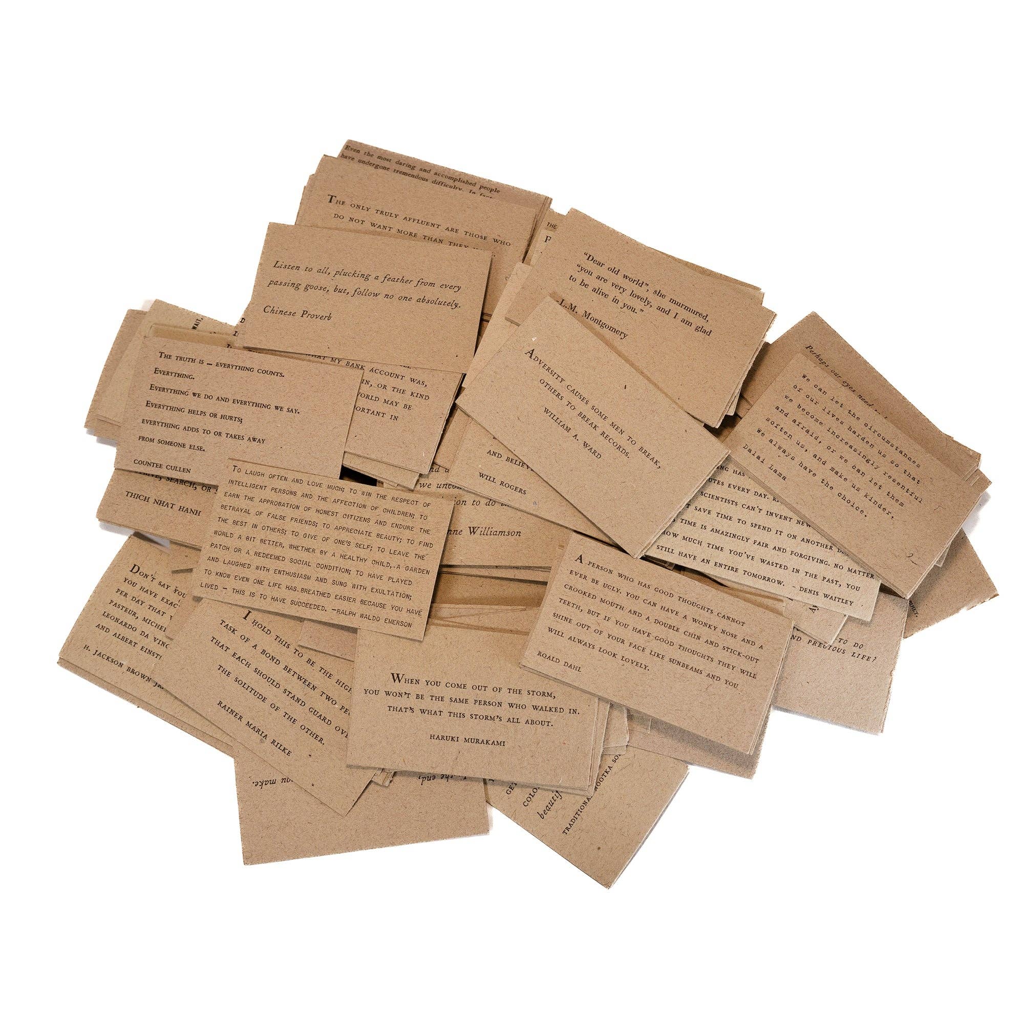 Sugarboo & Co - Wholesale Stationery/Notecard Set - Top 50 Gathered Thoughts Paper1