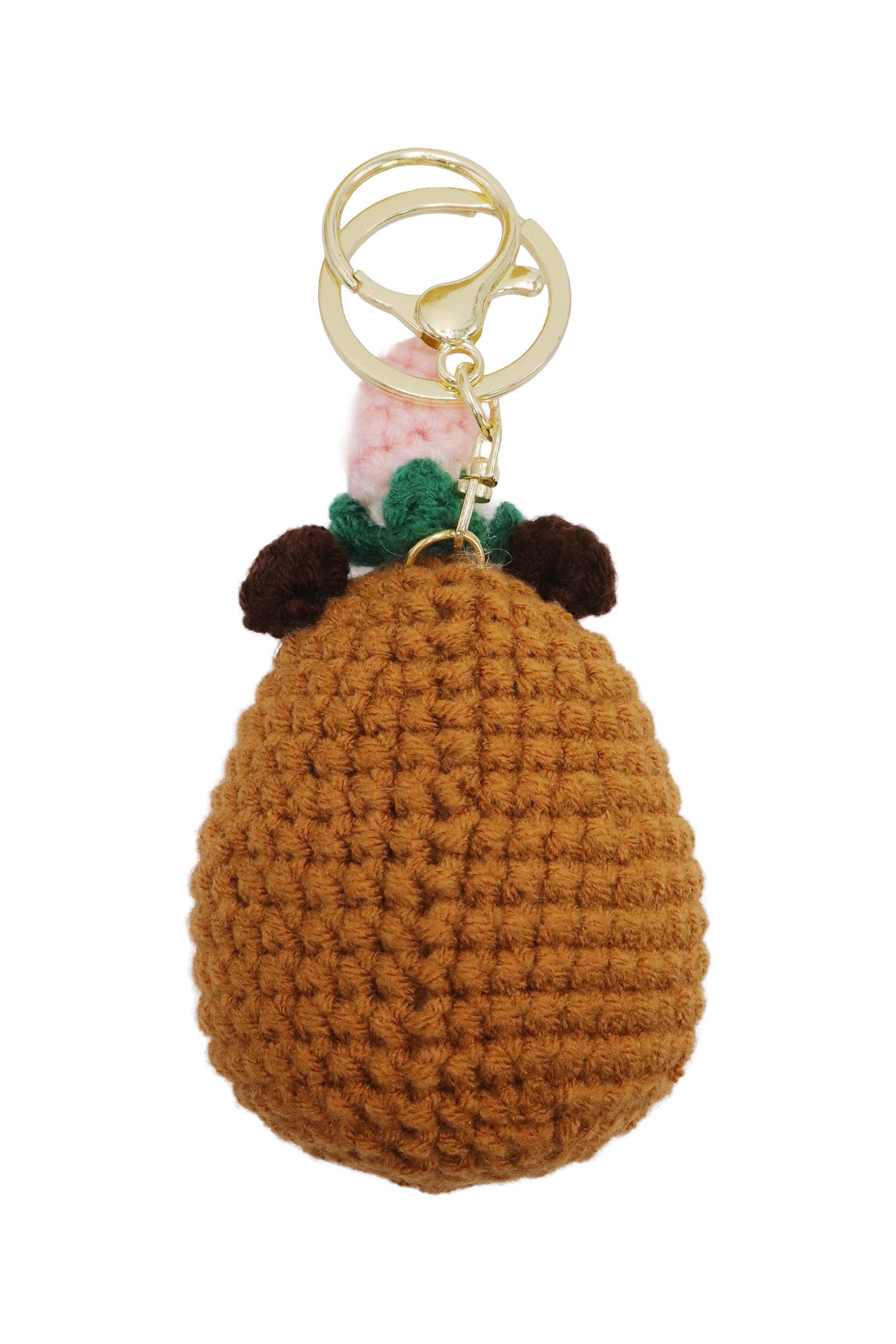 ASSORTED Capybara Fruits And Veggies Crochet Key Chain for wholesale on Faire17